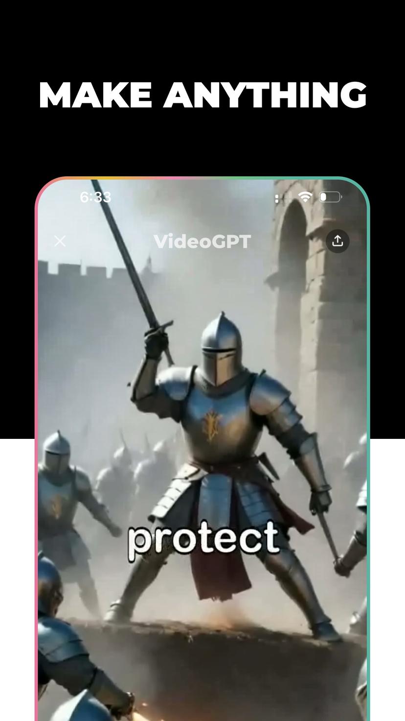 VideoGPT make anything preview